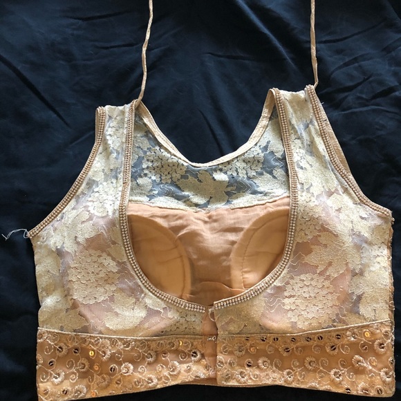 Brand new saree blouse with embellished details - Picture 6 of 6